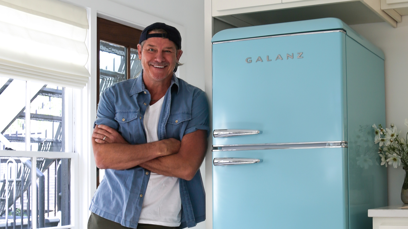 Ty Pennington in a kitchen where he used Karndean Art Select floors