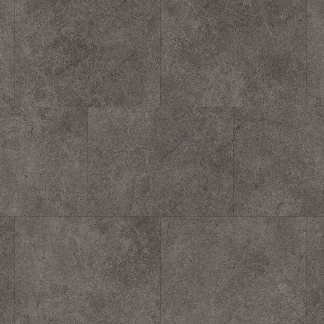 Overhead photo of Volcanic Black click locking lvt by Palio Express